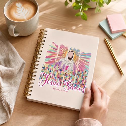 INCOK Inspirational Bible Verse Journal - In the Chaos, His Grace Covers Me Hardcover Journaling, Religions Gift for Women, Christian Notebook for Church Notes Scripture Study Stationery Supplies - color: In the Chaos, His Grace Covers Me