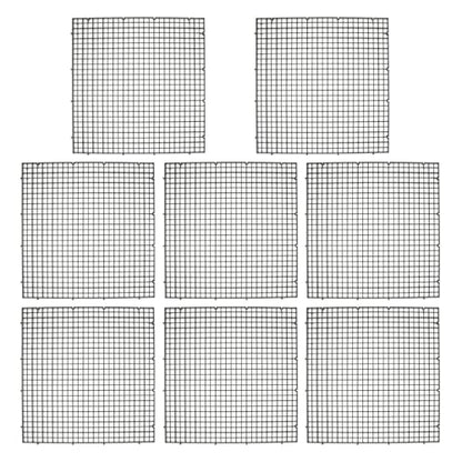 1 Set of Aquarium Grid Dividers Plastic Filter Boards Fish Tank Bottom Partition Nets Multi-Hole Design Easy Installation