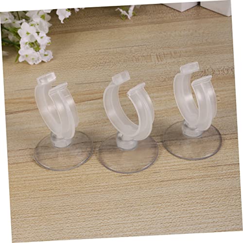 minkissy Aquarium Fixed Clip 6 Pack Water Pipe Fixing Clip with Suction Cup for Fish Tank Inlet Outlet Tubing Water Holder Clamp for Small Aquarium Accessories 1.77 X 1.45 X 1.45 in - size: Size 3