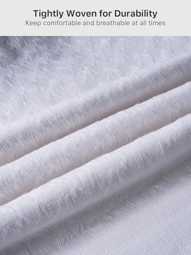 FREE SOLDIER Scarf Military Shemagh Tactical Desert Keffiyeh Head Neck Scarf Arab Wrap with Tassel for Men Women - color: Solid White