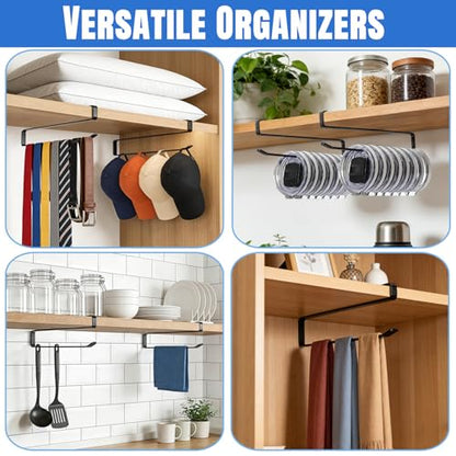 1 Pack Tumbler Lid Organizer, Versatile Cup & Water Bottle Lid Holder, Upgraded Kitchen Space Saver & Under Cabinet Storage, No Adhesive or Drilling Needed, Multi-Use Tumbler Lid Holder, Black - style: 1 Pack, Black