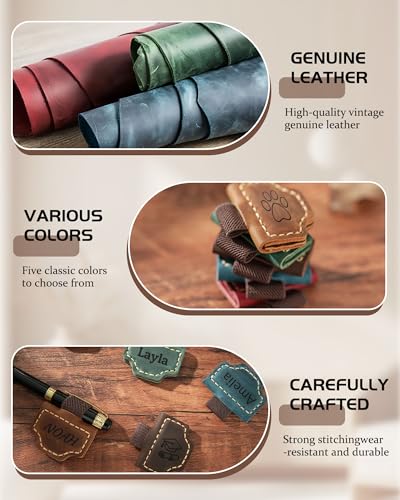 Personalized Magnetic Leather Bookmark Custom Engraved Name Text Bookmarks Customized Magnet Book Marks for Women Men Book Lovers Readers Travelers (Pen Holder) - color: Pen Holder