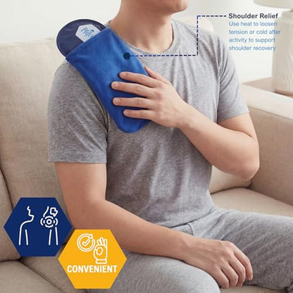 MED PRIDE Reusable Hot & Cold Therapy Gel Pack with Belt Sleeve, 2-Pack