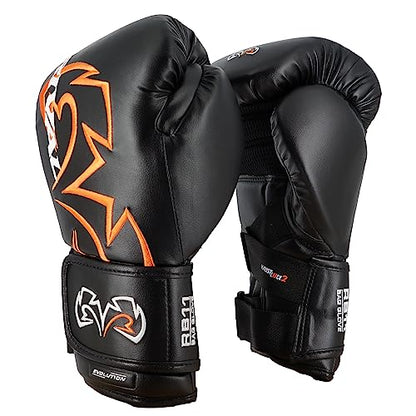 RIVAL Boxing RB11 Evolution Heavy Bag Gloves, with a High-Density, Power-Transmitting Foam and Microfiber Outer - color: Black, size: Medium