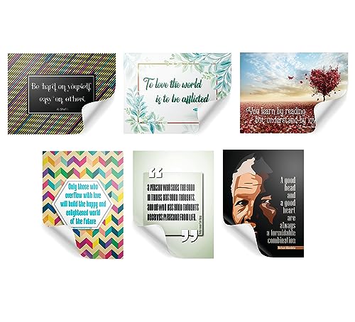6 Muslim Stickers - Islamic Gifts With Quran Verse, Hadith and Quote Reminders for Planners, Vision Boards and Art Prints (CONTEMPLATIVES) - color: Contemplatives