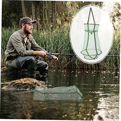 UPKOCH Drawstring Fish Guard Netting Fishing Mesh for Crab and Fish Catching Wear-Resistant Easy Storage