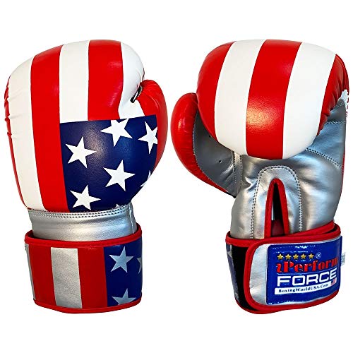 Training Boxing Gloves Plain American Russian Themes Gloves for Workouts Gym Practice - size: 10 Oz, style: American Theme