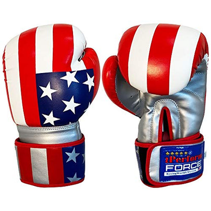 Training Boxing Gloves Plain American Russian Themes Gloves for Workouts Gym Practice - size: 10 Oz, style: American Theme