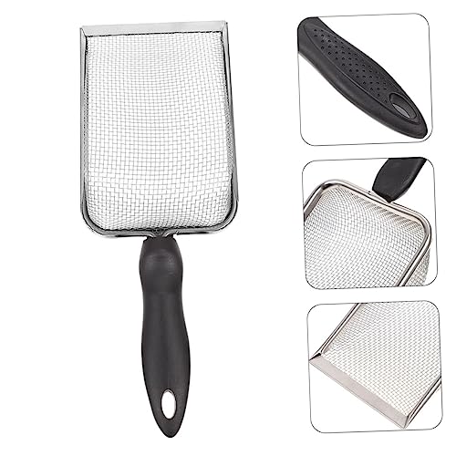 VANZACK 2pcs Stainless Steel Reptile Shovels for Convenient Litter Cleaning Substrate Tool for Tortoises Lizards Snakes and More Practical Accessory for Reptile Care