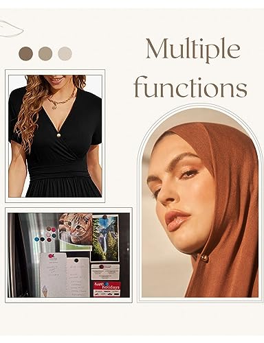 Txameru 24-Pair Hijab Magnet Pins - Strong, Colorful Magnetic Pins for Women - color: Combination Color F