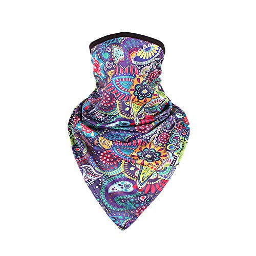 Women UPF 50+ Face Mask Sun Protection Fashion Colorful Neck Gaiter Scarf - color: Fcm-03