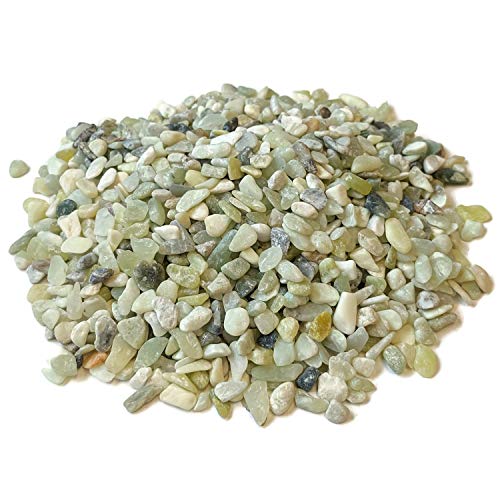 Midwest Hearth Decorative Jade Bean Pebbles 1/5" Size (2-lb Bag) - size: 2-lb Bag