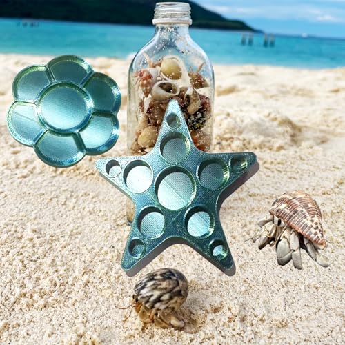 2 Pcs Hermit Crab Food Dish & Feeding Water Bowl,Hermit Crab Tank Accessories
