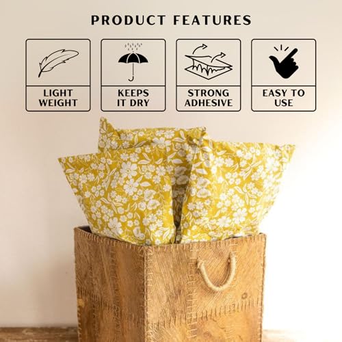 Poly Mailers 10x13 Inch 500 Pack Medium Shipping Bags Strong Thick Mailing Envelopes | Self Sealing Adhesive | Waterproof & Tear Resistant | Small Business Packaging - Floral Mustard Yellow - color: Yellow, size: 10x13 (500 Pack)