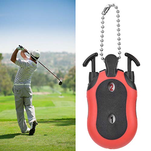 Bnineteenteam Golf Stroke Shot Counter Golf Score Counter Golf Palm Counter Hand Held Clicker for Golf Practice