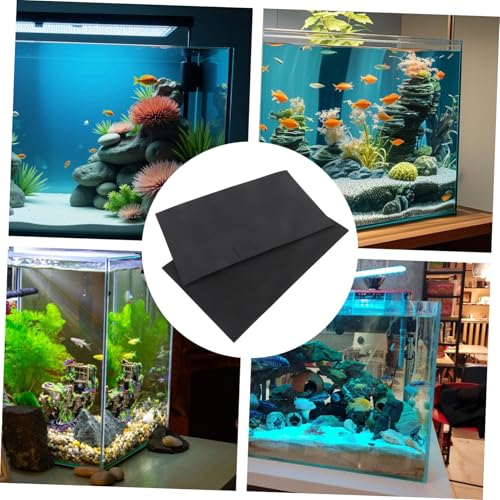 Toyvian 2pcs Non Slip Aquarium Leveling Mat Wear Resistant Fish Tank Bottom Pad for Enhanced Stability Lightweight Durable Aquatic Pet Cushion