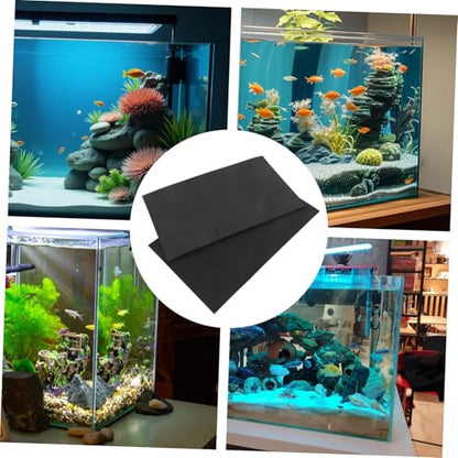 Toyvian 2pcs Non Slip Aquarium Leveling Mat Wear Resistant Fish Tank Bottom Pad for Enhanced Stability Lightweight Durable Aquatic Pet Cushion