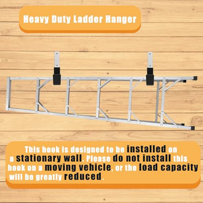 Heavy Duty Utility Hooks - Wall Mount for Garage Storage, Hose & Bike Hangers (2 Small & 2 Medium) - size: 2 Small & 2Medium