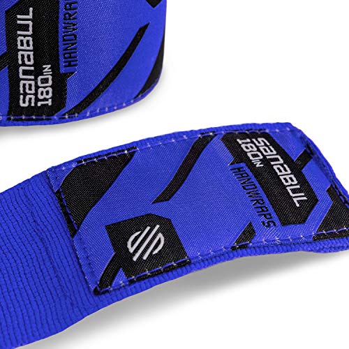 Sanabul Elastic 180 inch Boxing Hand Wraps for Boxing Gloves Muay Thai Kickboxing MMA Wraps for Men & Women