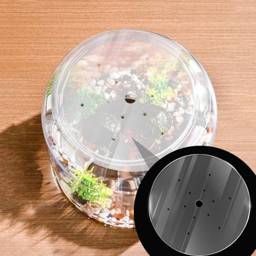 Acrylic Aquarium Anti Jumping Lid Cover 11.8 inch Effectively Prevents Water Splashing Prevent Fish Reptiles from Out of The Tank 1 Piece