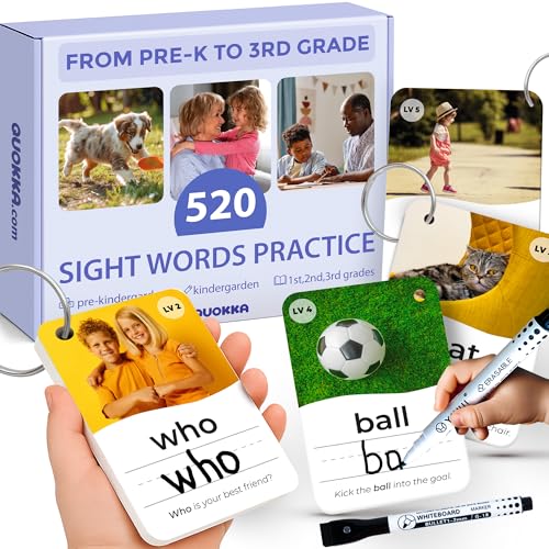 Flash Cards for Toddlers 3-5 — Educational Montessori Toddler Flash Cards - color: Flash Cards Sight Words