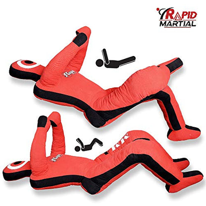 BJJ Wrestling Dummy Punching Bag Submission MMA Brazilian Jiu Jitsu Judo Karate Throwing Boxing Dummy Dummies- UNFILLED 6 Ft- Sitting
