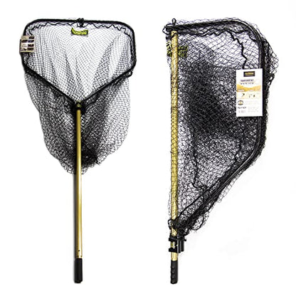 TS116Y Tournament Series Precision Muskie Landing Net - Hoop 36"X38", Length 116",Gold/Black