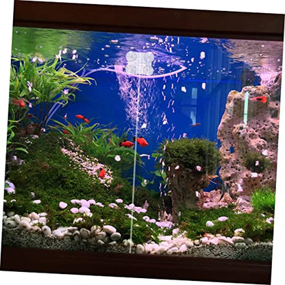 2pcs Acrylic Fish Tank Divider Clips Cups Aquarium Isolation Clips for Fish Separation and Easy to Install Suitable for Freshwater and