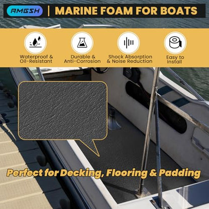 1/4"T x 12"W x 54"L Sponge Neoprene with Adhesive Foam Rubber Sheet | 4.5 Sqft for Weatherproofing, Gasket Seals, Crafts, Soundproof Padding, Vibration Dampening - size: 1/4” Thick X 12” Wide X 54” Long