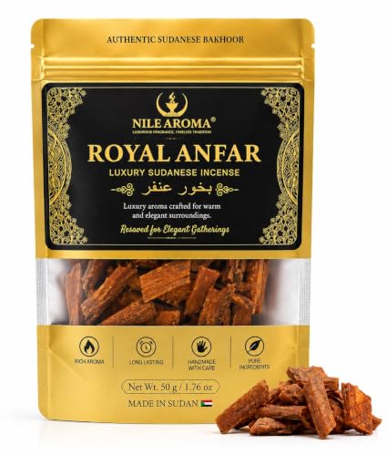 Oud Incense Bakhoor 50g – Premium Sudanese Anfar Oud, By| Nile Aroma