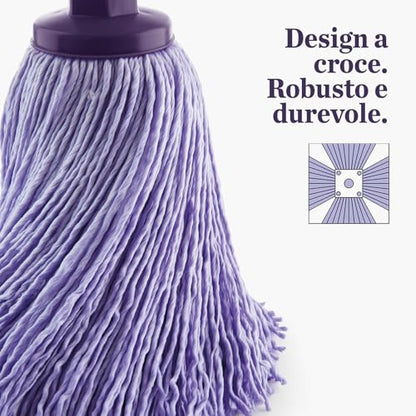 Rayen 0422.41 Mery's Microfiber Mop Microfiber Mop, Purple - size: 10,4