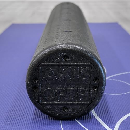 OPTP AXIS Firm Foam Roller, High Density Foam Roller for Physical Therapy, Yoga, Pilates, Fitness Exercise and Sports Training (Black, 36" X 6" Round) - color: Black - 36" X 6" Round