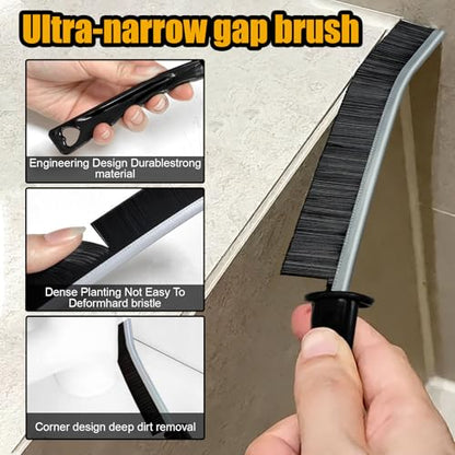 12pcs Crevice Cleaning Brush, Straw Cleaner Brush, Hard Bristle Grout Brushes for Home, Bathroom, Ktichen, Window and Corners