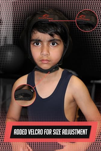 Wrestling Headgear for Kids, Adults Adjustable for BJJ, Grappling, Kickboxing, MMA, Sparring, Training, Jiu Jitsu Cauliflower Ear Helmet - size: Kids/Youth (Up to 22" Head Circumference)