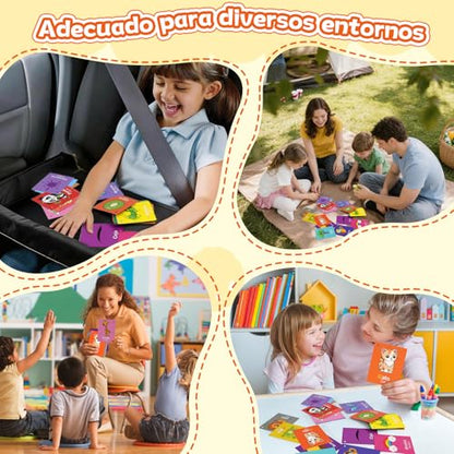 Toddler Spanish Learning Flash Cards, 60 PCS Double Sides Bilingual Flashcards for Numbers, Colors, Shapes, Sight Words, Learn Spanish for Kids, Preschool Kindergarten Learning Activities - style: Spanish Learning Cards