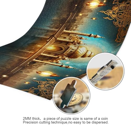 Jigsaw Puzzles 1000 Pieces for Adults Kids Ramadan Kareem Eid Al Adha Mubarak Muslim Game Artwork Toy Gifts 202a5289