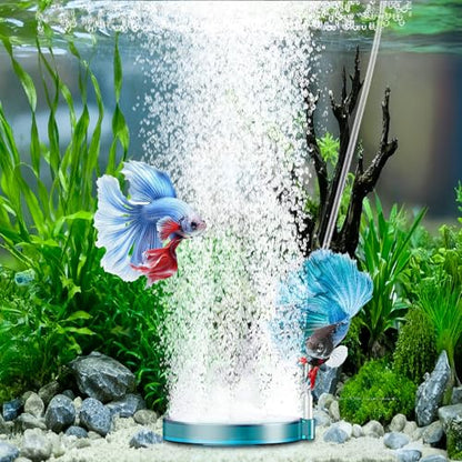 hygger Aquarium Air Stone 2 Inch, Fish Tank Bubbler Stone, Air Bubble Aerator Oxygen Diffuser, Air Pump Accessories for Aquariums, Fish Tanks, Hydroponics and Ponds - size: 2 Inch