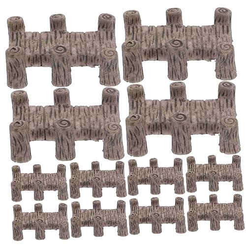 Abaodam 12pcs Mini Resin Bridge Model DIY Landscape Decor Miniature Bridge Statue for Aquarium