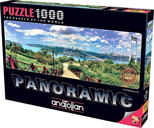 Anatolian Puzzle - Bosphorus from Otagtepe, 1000 Piece Jigsaw Puzzle, 1028, Brown/a (ANA1028) - color: Bosphorus from Otağtepe