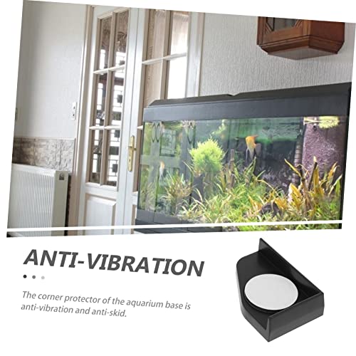 balacoo 12pcs Thickened Fish Tank Corner Pads Collision Cushions for Aquarium Adhesive Shockproof Guards for Tabletop and Furniture Safety