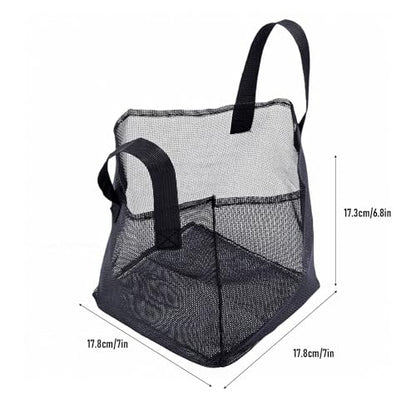 Fabater 4PCS Aquatic Plant Pots, Reusable PVC Pond Planting Bags with Sturdy Handles, Aquatic Plant Baskets, Grow Bags for Island Live Aquarium Flowers, Convenient to Storage (Square) - size: Square