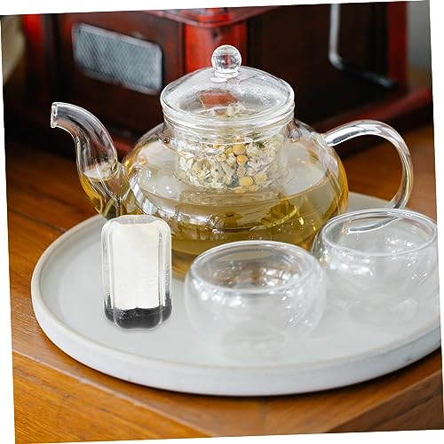 SOLUSTRE Tea Ceremony Accessory Glass Bowl Lid Stand Stovetop Teapot Lid Holder Decorative