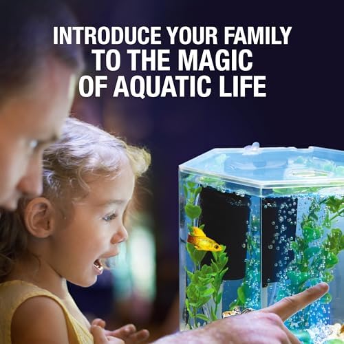 Tetra Bubbling LED 1 Gallon Starter Fish Tank Kit For Freshwater Fish - size: 1 Gallon
