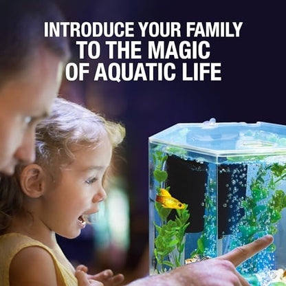 Tetra Bubbling LED 1 Gallon Starter Fish Tank Kit For Freshwater Fish - size: 1 Gallon