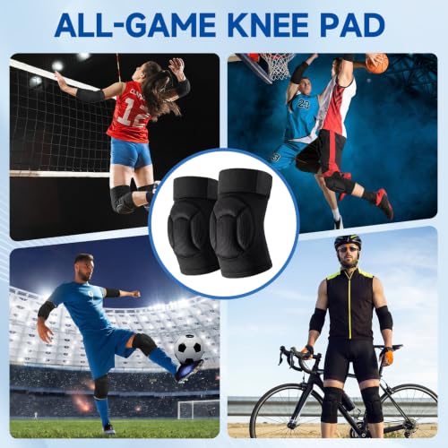 1 Pairs Muay Thai Elbow Pads and Knee Pads for Muay Thai Kick Boxing Wrestling Basketball Adjustable Protector Avoid Abrasion Bruise Sprain During Training Ensure Safety for Man(Black,M) - size: M