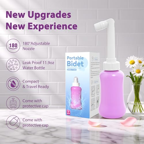 Peri Bottle for Postpartum Care - Portable Bidet for Perineal Cleansing and Recovery,Postpartum Recovery Essential