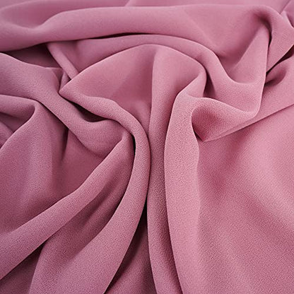 YOUR SMILE for Women Lightweight Breathable Solid Color Soft Chiffon Long Fashion Scarves Sun-proof Shawls Wrap - color: Pink