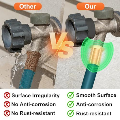 2 Pack Brass Hose Barb Adapter, 1/2" Barb To 1/4" for Industrial, Automotive, Fluid Transfer, Home Gardening, and Water Treatment - size: 1/2" Barb To 1/4"