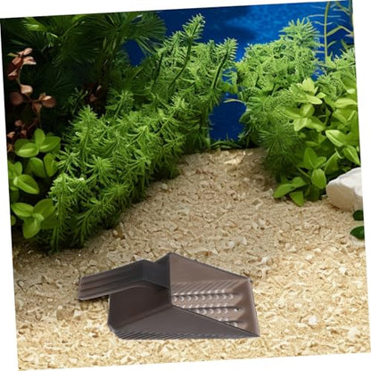 Aquarium Sand Shovel Ergonomic Handle Fish Tank Substrate Sifter Tool for Easy Cleaning and Root Aquatic Gardens