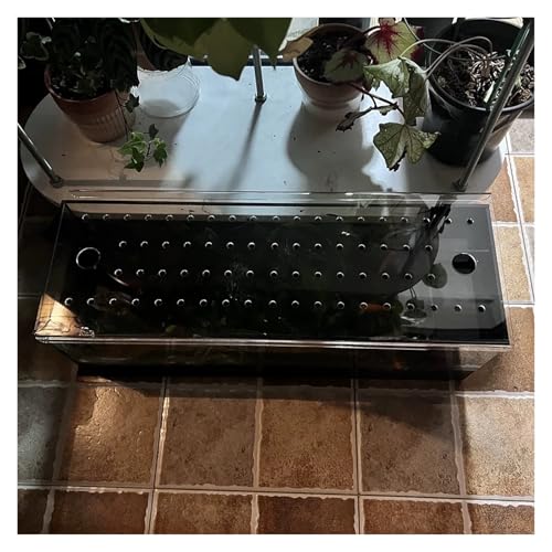 Clear Custom Aquarium Lid Fish Tank Cover, Fish Reptiles Anti Jump Top Cover/Canopy, Ventilation Transparency, with Feeding Window